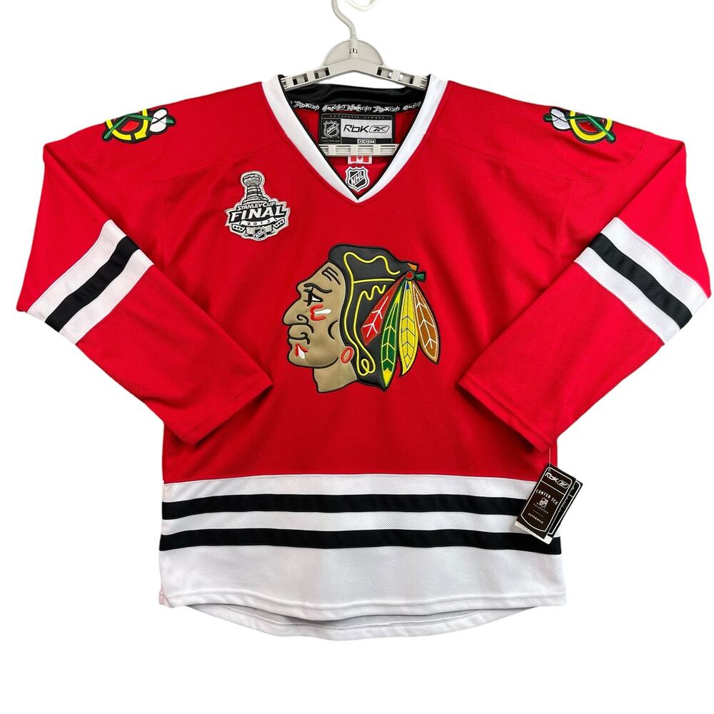 CCM Team Classics NHL Hockey Chicago Blackhawks Jersey Stanley Cup Final Size 50